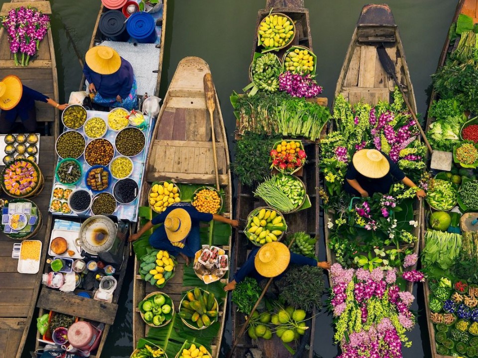 Floating market, Bangkok