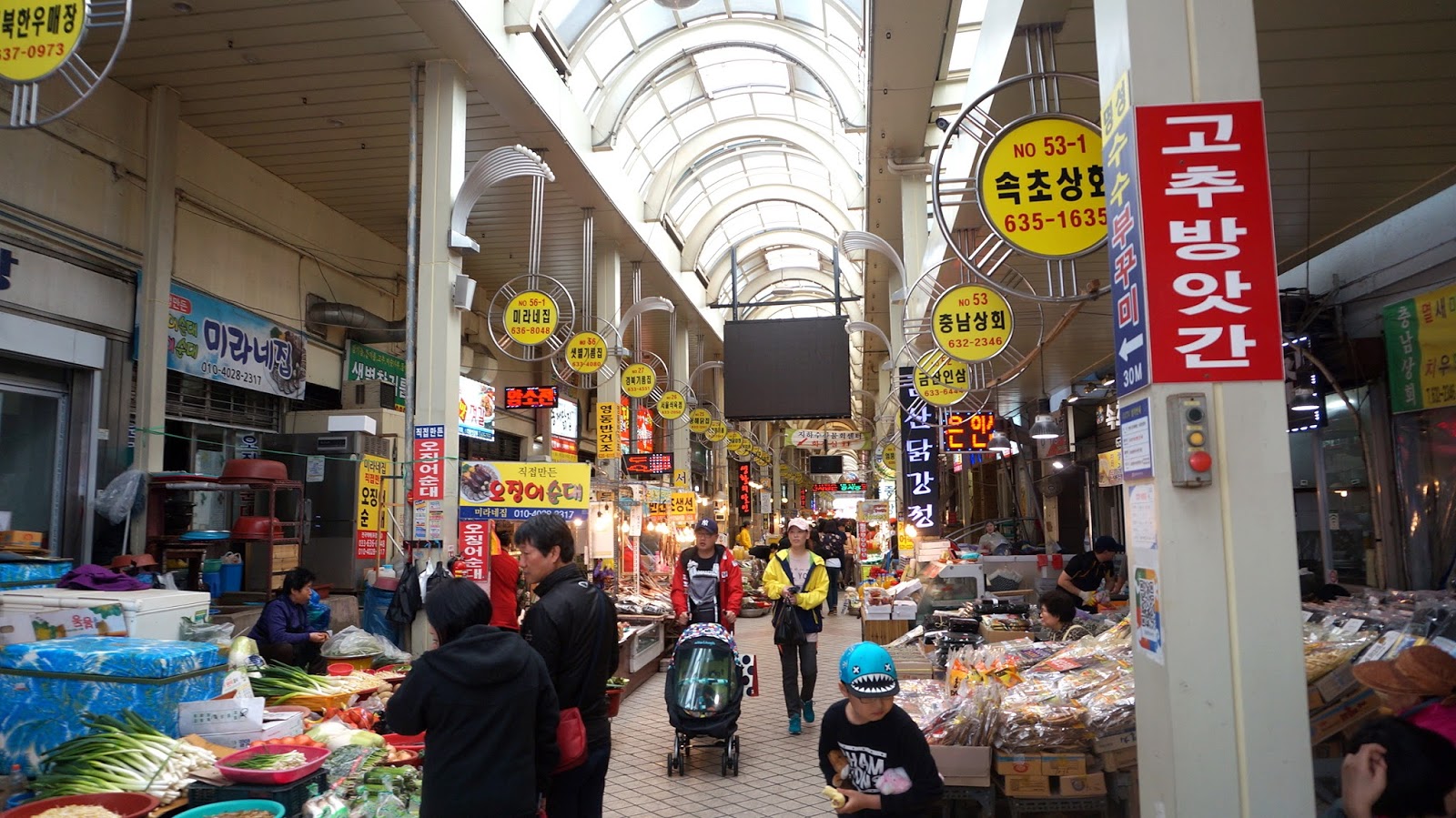 Seafood market in sockcho