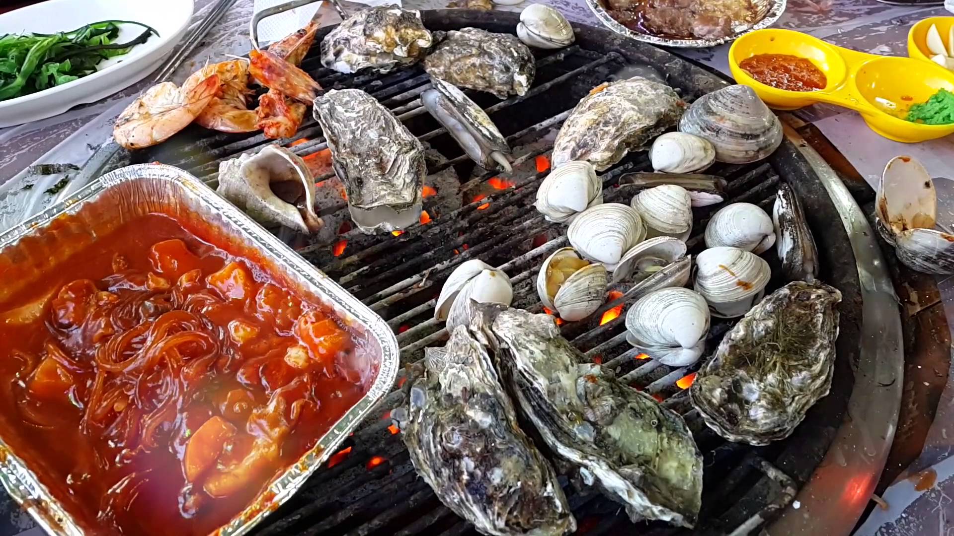 Seafood in Guryongpo beach, korea