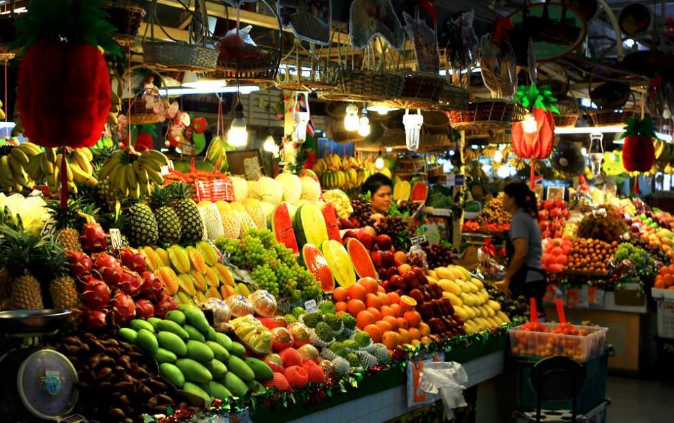 Fruits and vegetable in phi phi