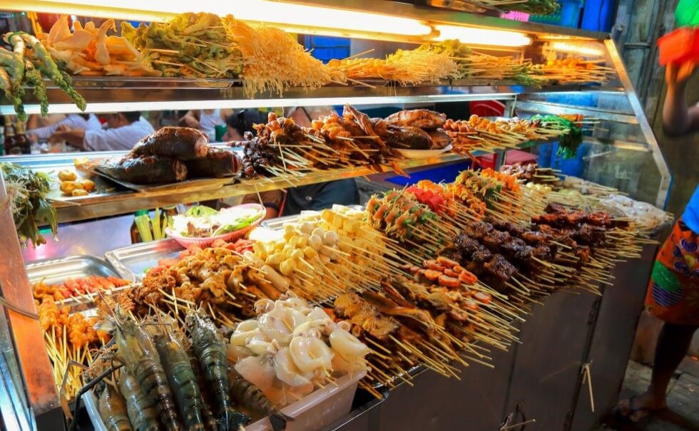 Food in Chinatown, Yangon1