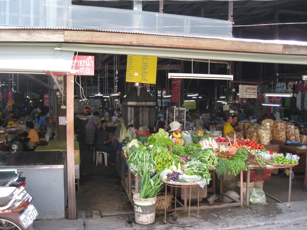 Sompet market chiangmai thailand