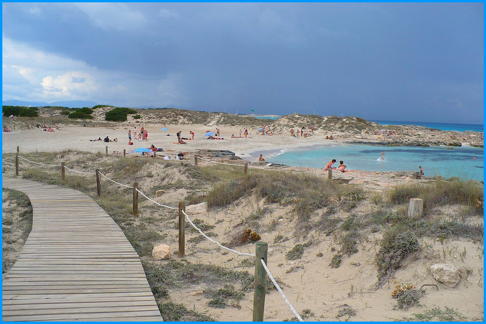 Ibiza nude beach spain