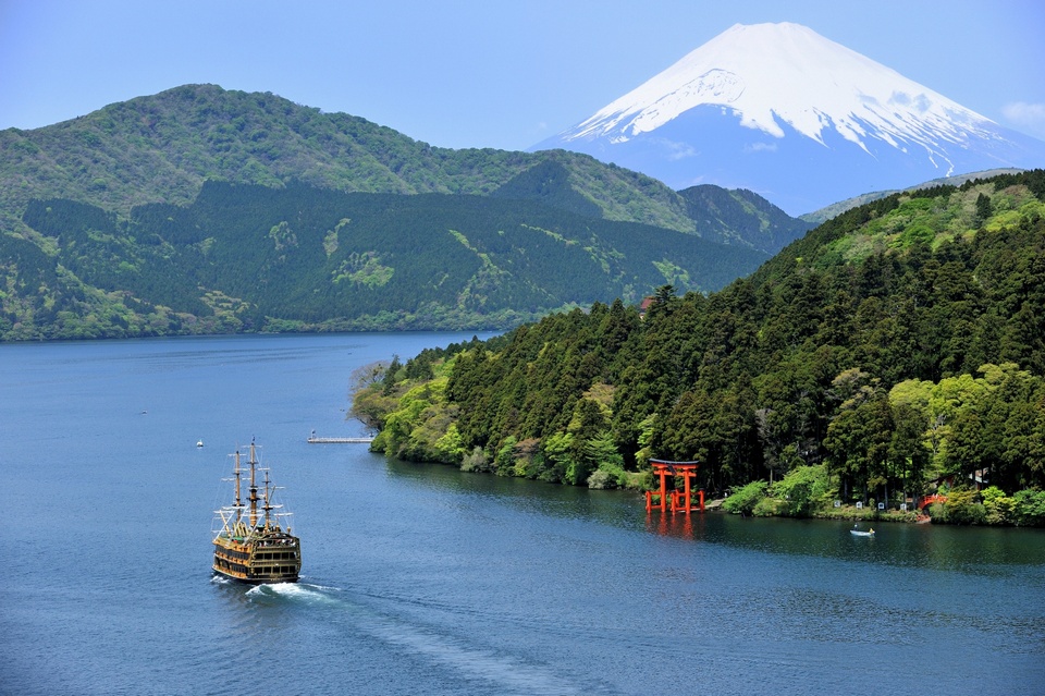 Hakone Ashino lake,Kanagawa Prefecture,Japan