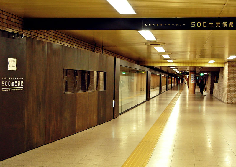 Gallery under the Sapporo Odori subway station3