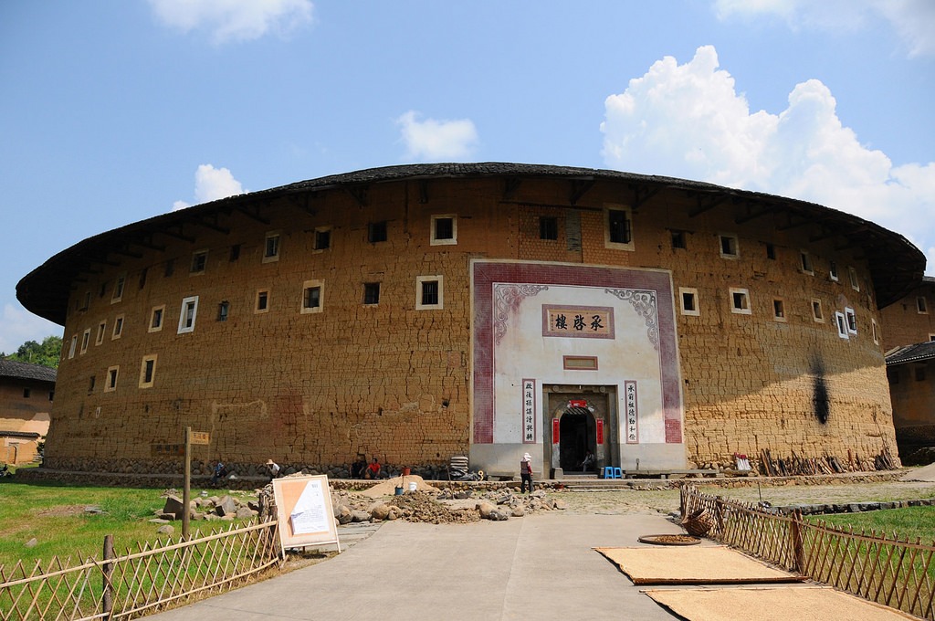 tulous in China-unique architecture in China (13) fujian tulou hakka tulou fujian tulou unesco fujian tulou architecture