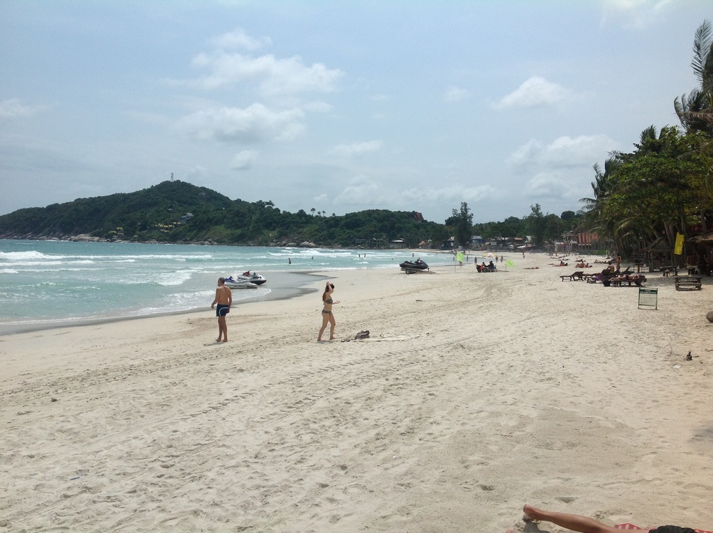 Haad Rin Nok, the beach of the Full Moon Party on Koh Phangan