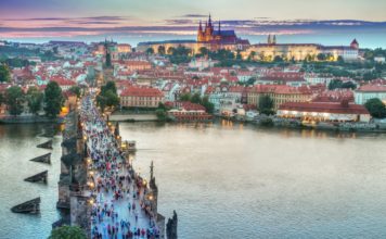 Prague, one of the best honeymoon destinations in Europe.