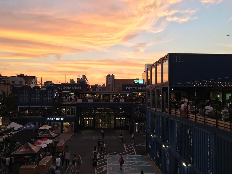 Sunset afternoon -common ground-best concept mall in seoul-korea2