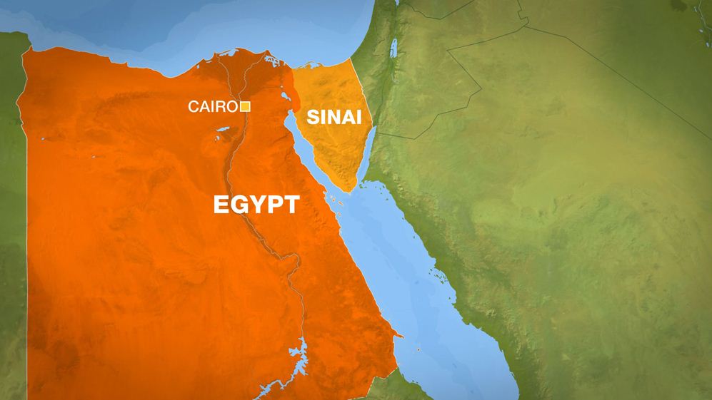 sinai map