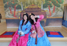 The traditional costume of the land of Kim Chi.