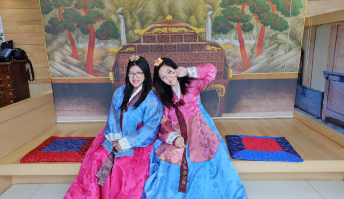 The traditional costume of the land of Kim Chi.