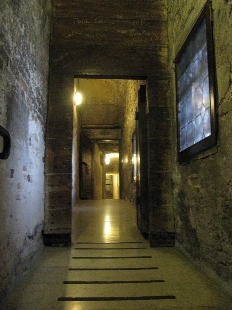 The Bridge of Sighs was so named because prisoners, condemned in the Doge's Palace,
