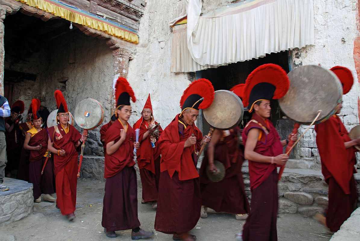 Monks at Lo-Manthang