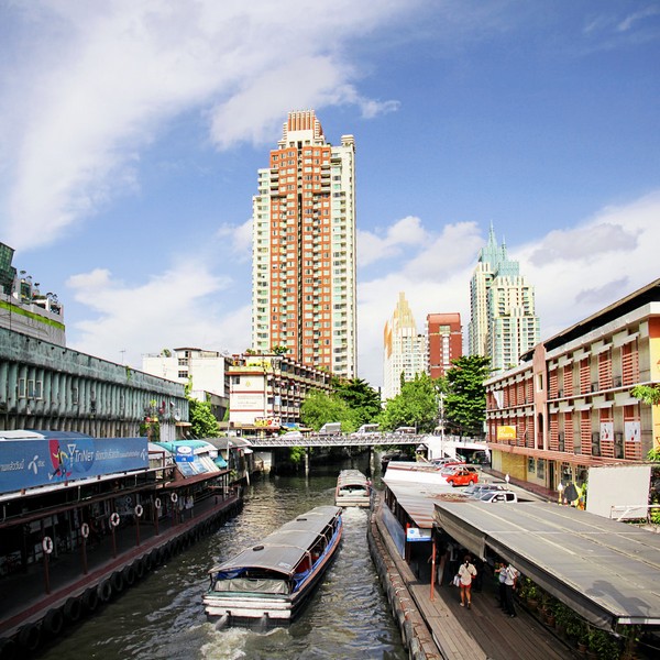 Saen Saeb Canal bangkok river boat map thailand