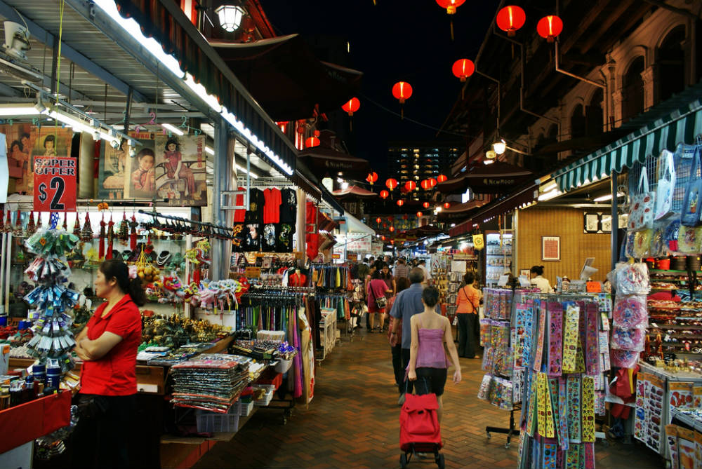 Night market chinatown