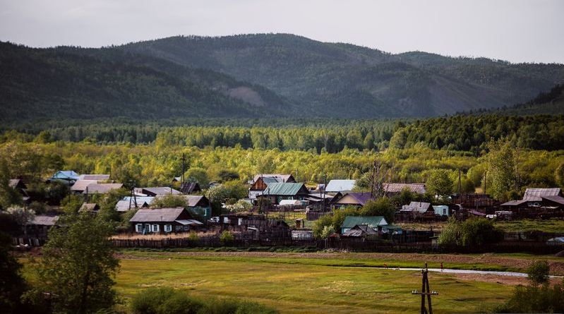 The Trans-Siberian Train outside 2
