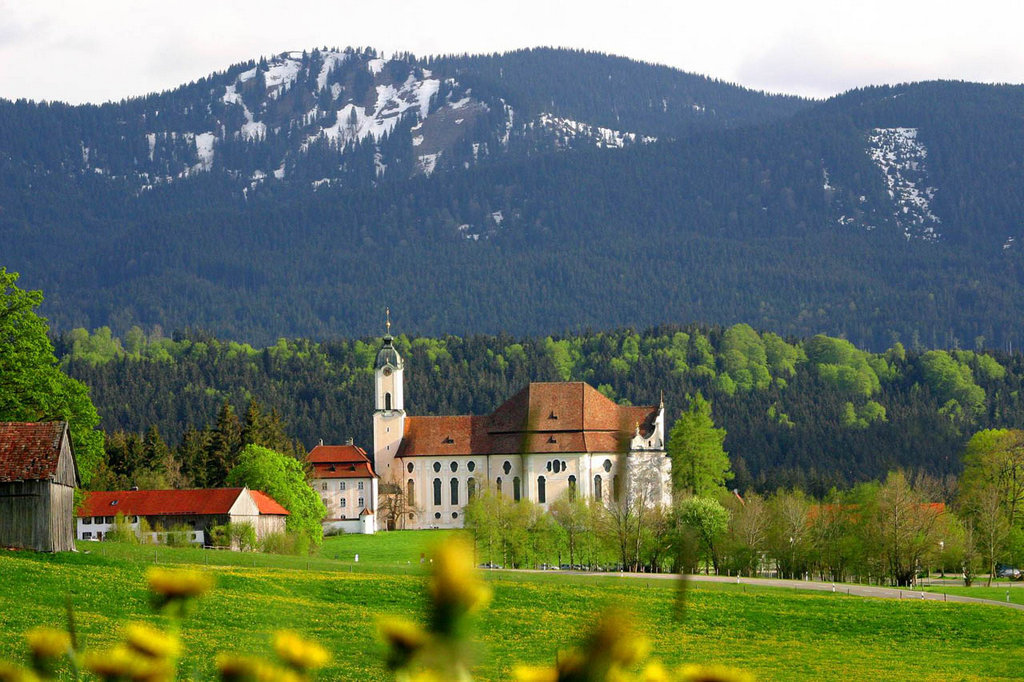 Church of Wieskirche, Steingaden, Germany