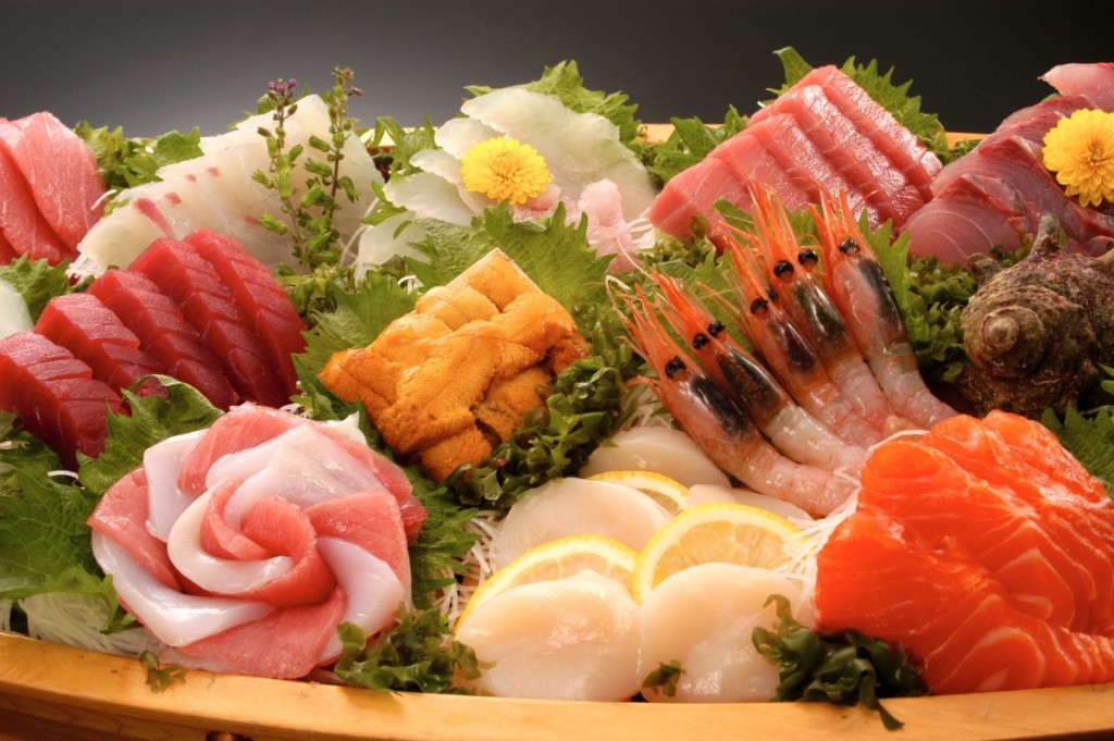 Japanese sashimi