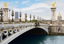 Visiting Paris to hear the most famous bridges in Paris tell stories Pont Alexandre III at night