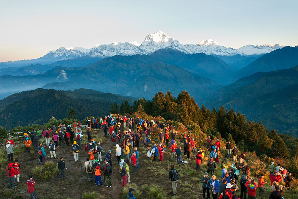 Sunrise view from Ghorepani Poonhill poon hill trekking poon hill trek 4 days poon hill itinerary