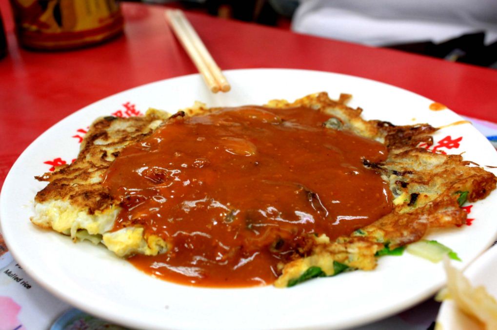 Oyster omelet