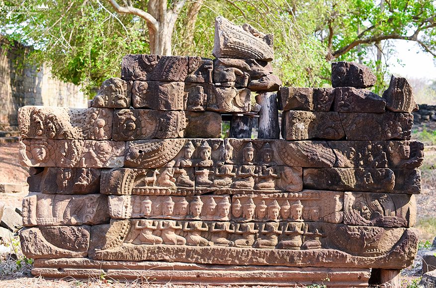 There are other temples in Banteay Meanchey province besides the Banteay Chhmar temple, including Banteay Toap, Preah Chhor and Pram temples.