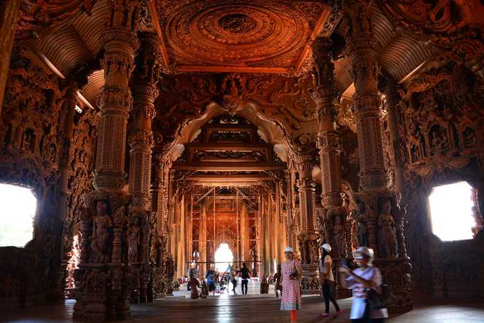 Some Significant carvings and statues inside and outside the Sanctuary