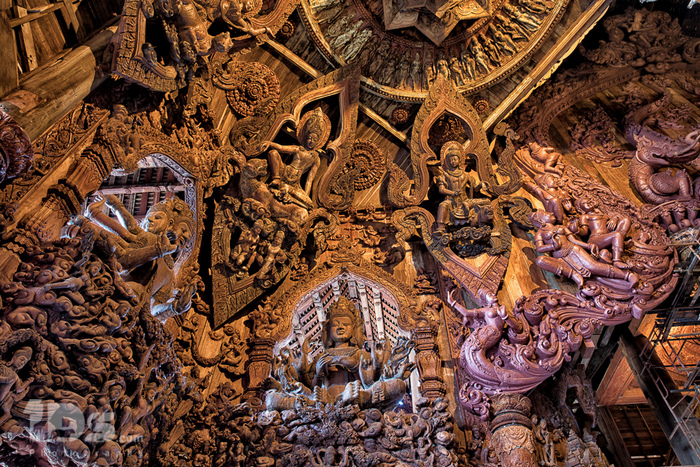 Some Significant carvings and statues inside and outside the Sanctuaryv