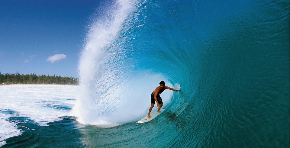 Kuta beach bali surfing