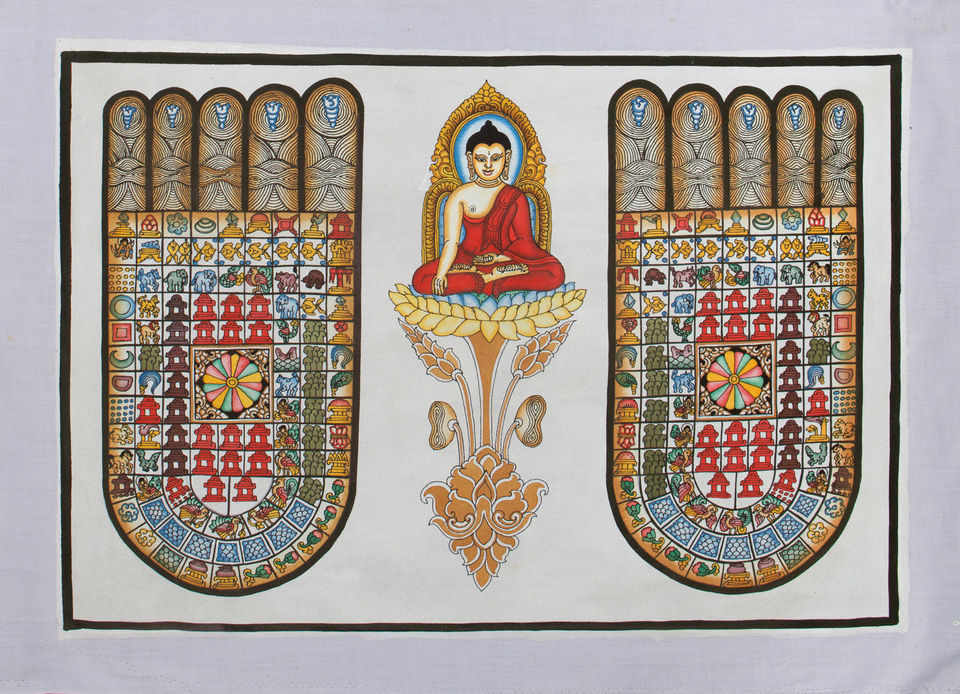 sand painting-myanmar