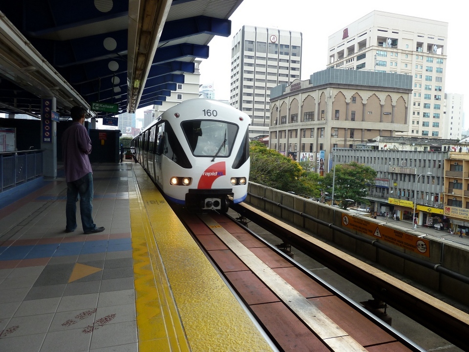 LRT rapid train-kuala lumpur