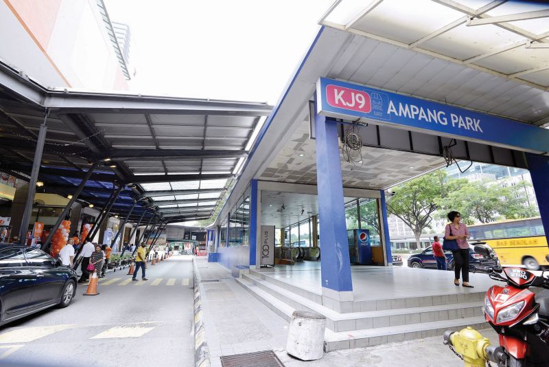 Ampang LRT station