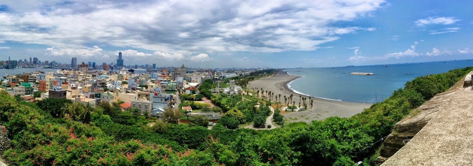 Cijin Island and windmills in Kaohsiung Taiwan