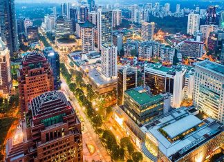Orchard Road from Ngee Ann City