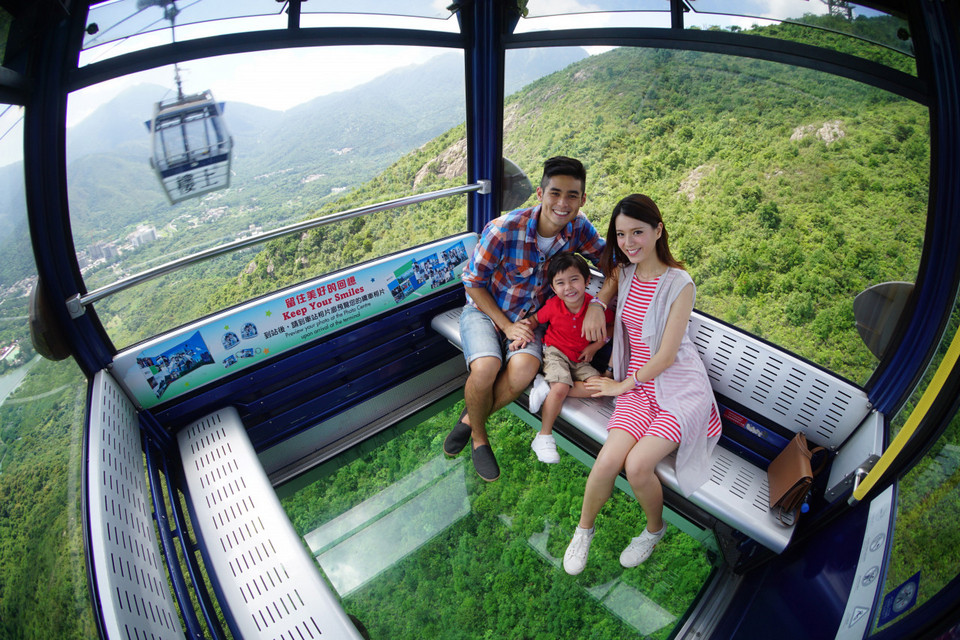 Ngong Ping 360 cable cars