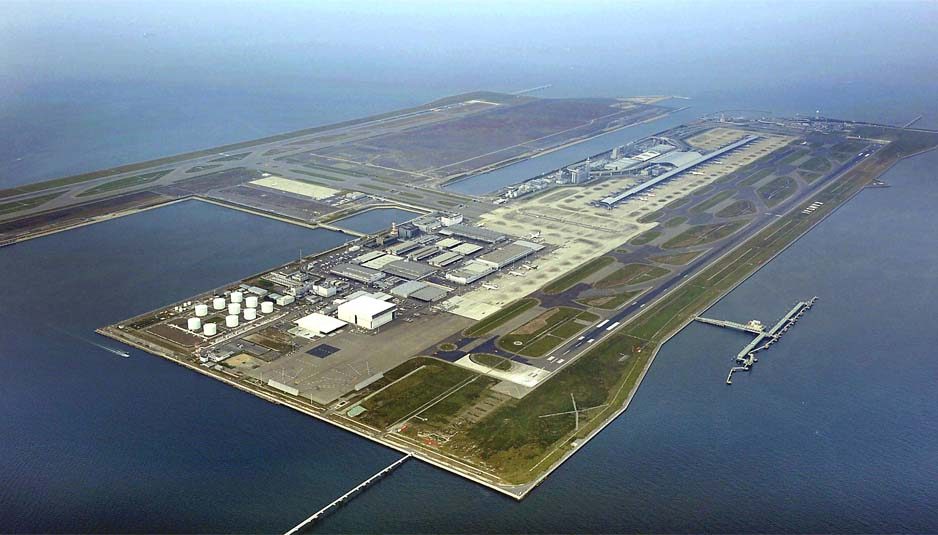 Kansai International Airport from above