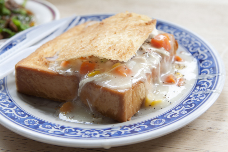Coffin Bread from Tainan, southern Taiwan