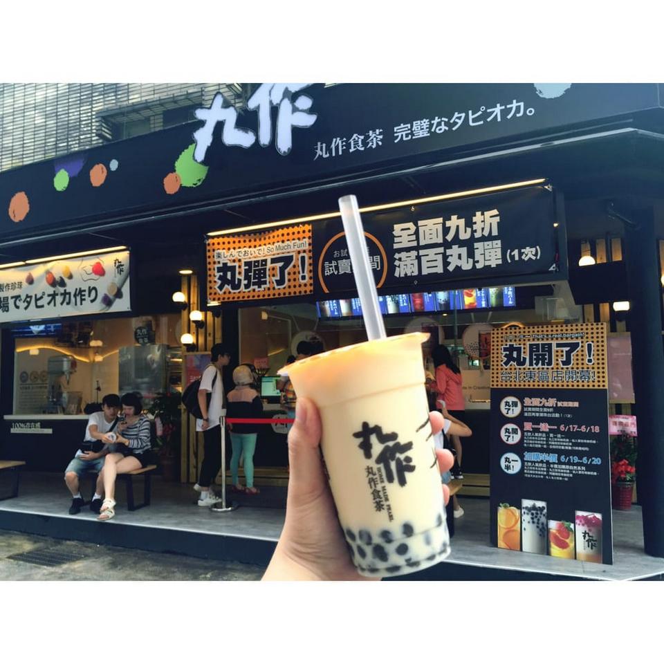 Bubble tea shop in Taiwan