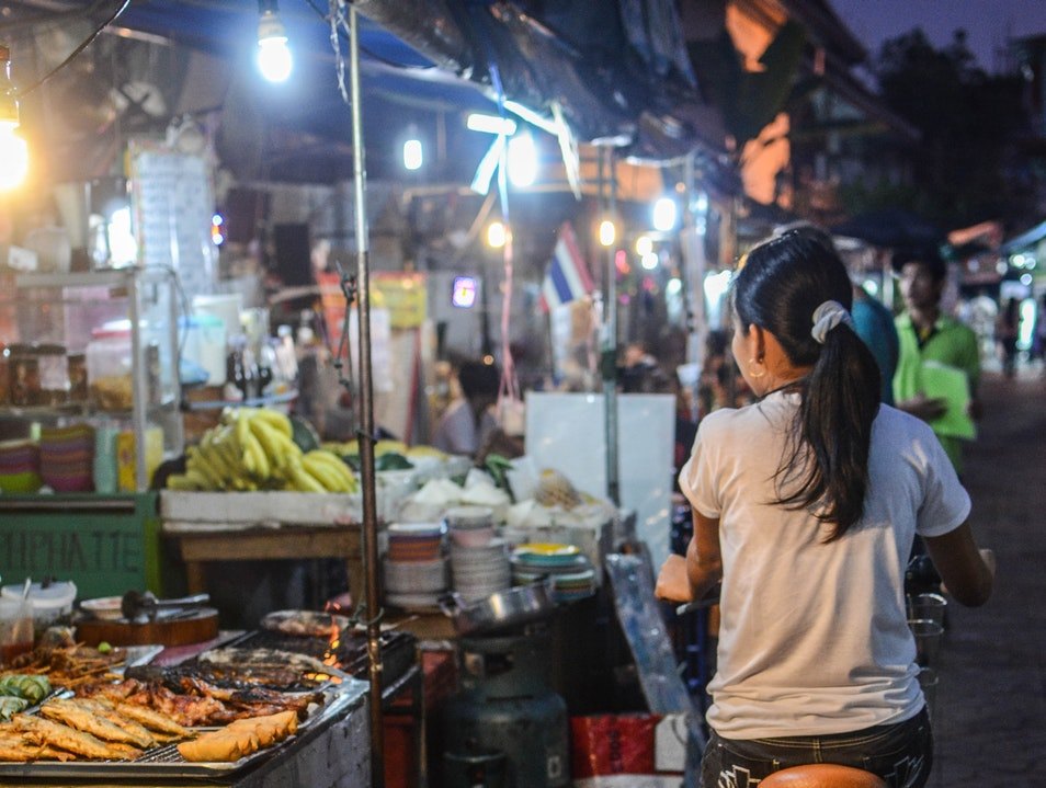 The Psar Reatrey Night Market Phnom Penh Cambodia