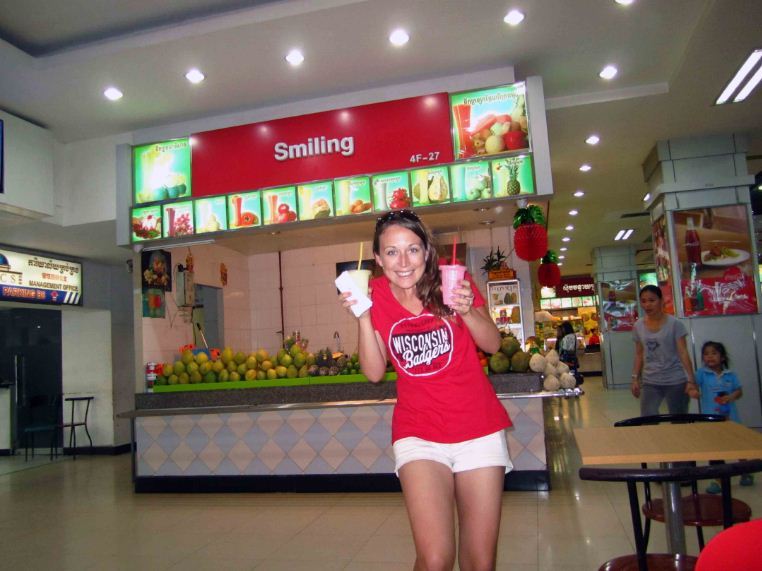 These were from the top floor of Sorya Mall. You've got to take a break from the heat and slip into