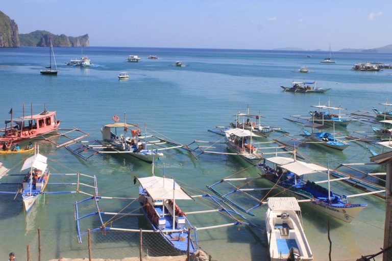 Boat habor in El Nido