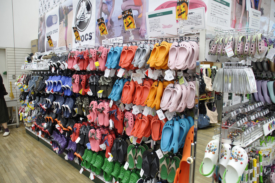 Crocs at Tokyu Hands in Shinjuku