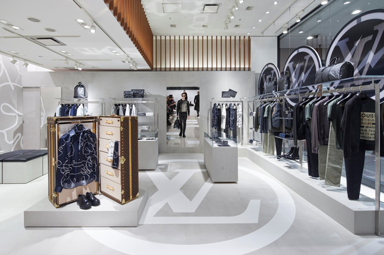 Louis Vuitton pop-up boutique Tokyo at Isetan