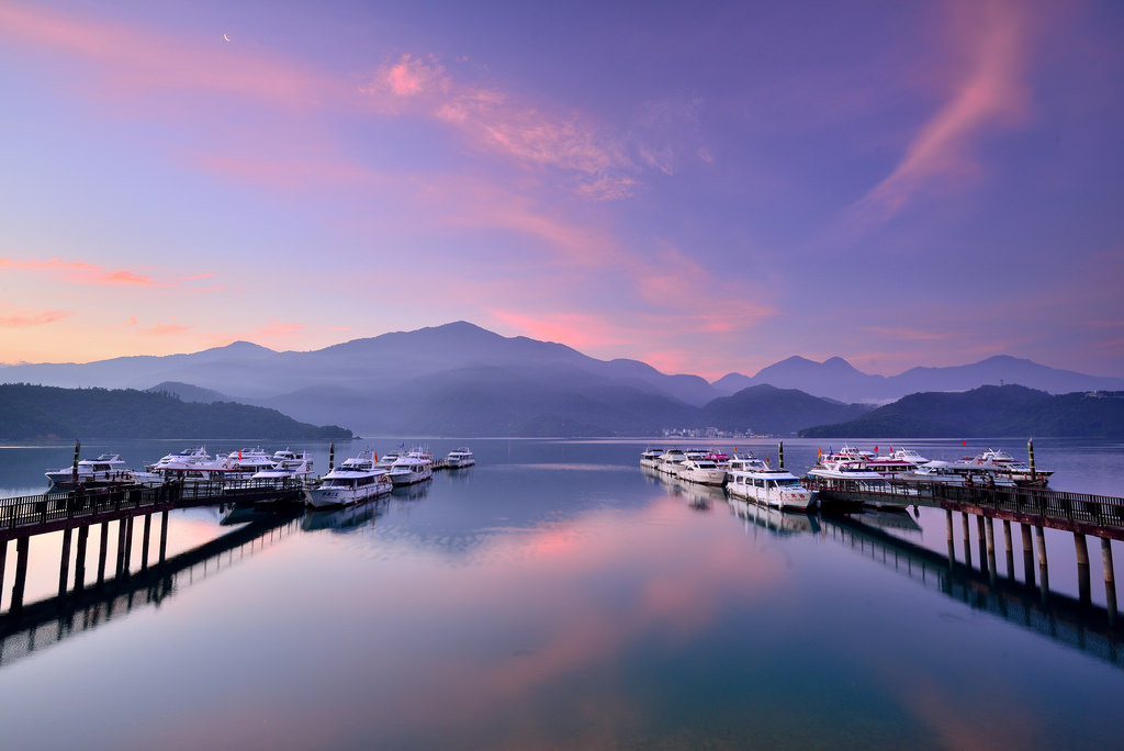 Morning Glow at Sun Moon Lake