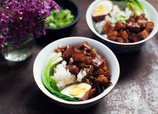 Braised pork rice