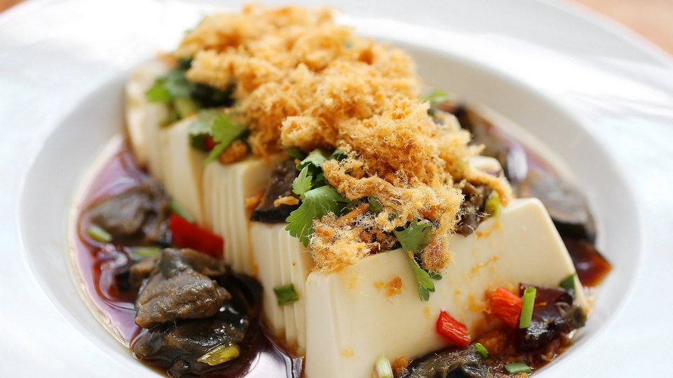 Chilled Tofu with Century Egg