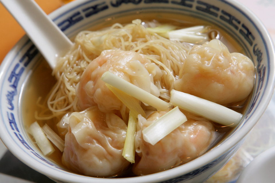 Wonton (Shrimp dumpling) with noodles
