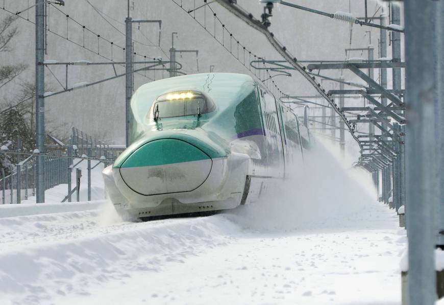 JR Hokkaido Shinkansen Bullet Train from Tokyo to Sapporo