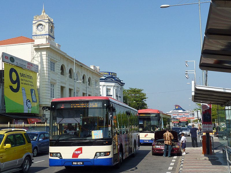 Penang Weld Quay free bus